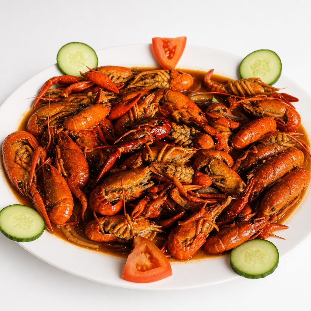 Charola De Langostinos Platter.