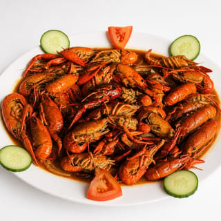 Charola De Langostinos Platter