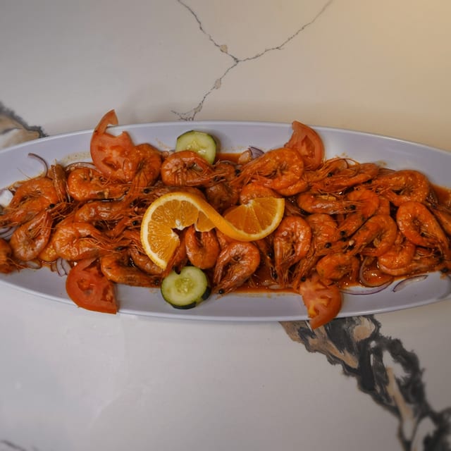 Camarones Cucarachas Platter.